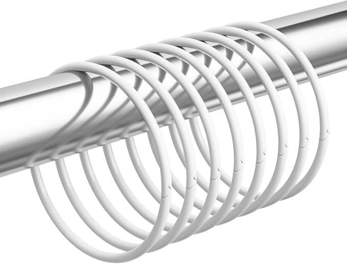 Bathway Anti-Drop Shower Rings, Rust Proof - Image 8