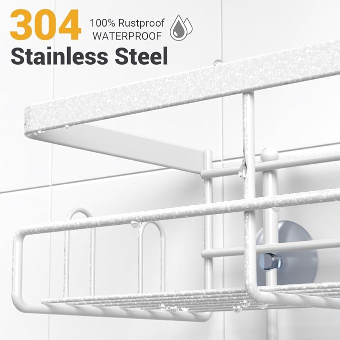 Hanging Shower Caddy Over Showerhead - Image 3