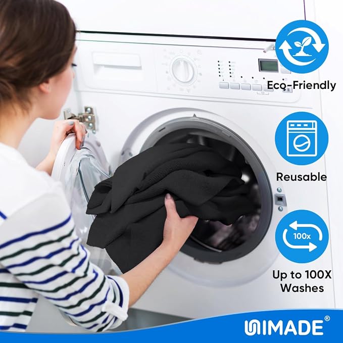 UNIMADE Microfiber Cleaning Cloth, 50 Pack Microfiber Towels - Image 6