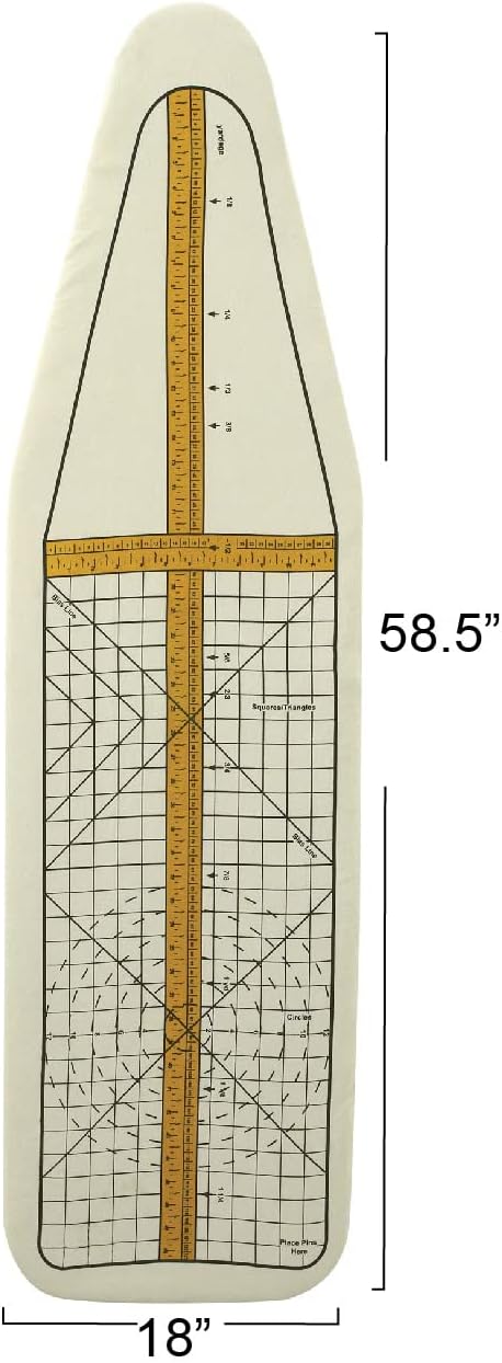 Household Essentials Deluxe Ironing Board Replacement Pad and Cover, Sewing - Image 4