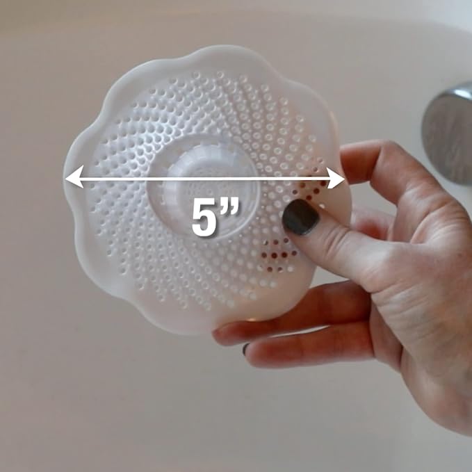 Danco Tub Hair Catcher & Strainer, Drain Clog Prevention - Image 5
