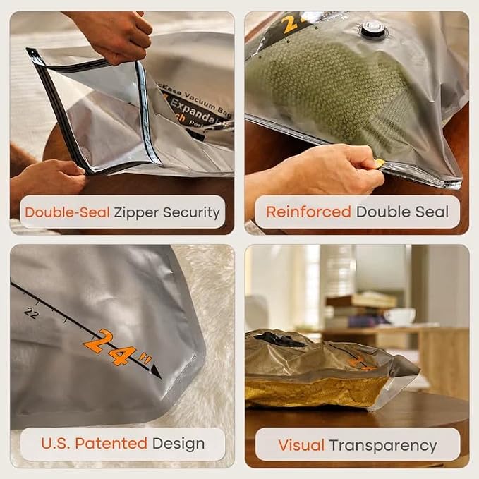 Rechargeable Wireless Pump Travel Storage Bags Set - Image 7