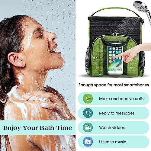 Attmu Portable Shower Caddy College Tote Bag, Quick Dry Hanging Toiletry Bag - Image 5