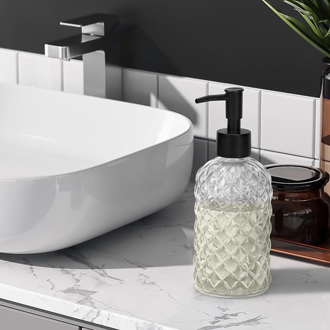 1 Pack 13.5oz Glass Soap Dispenser - Image 7