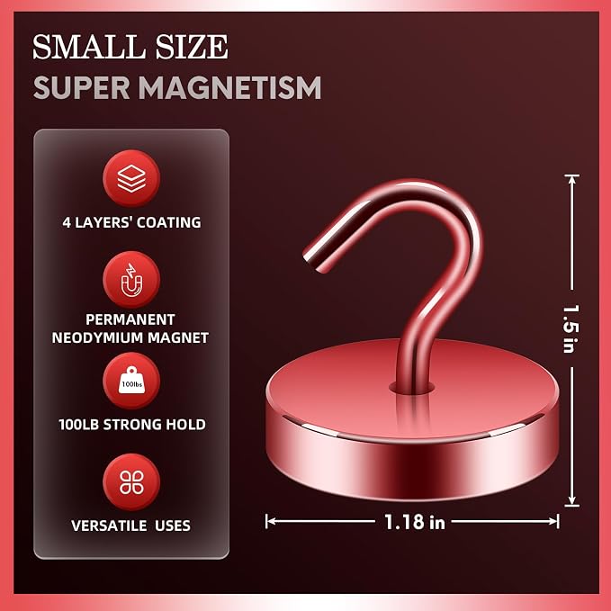Neosmuk Magnetic Hooks Steel Tube Design - Image 6