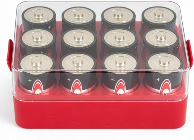 ALCYON Plastic Battery Organizer Storage Case by ALCYON