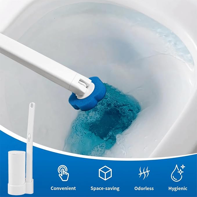 Disposable Toilet Brush Wand Starter Kit - Image 4