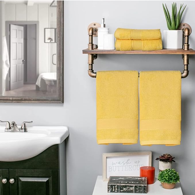 Lchkrep Bathroom Hand Towels, Home Soft Cotton Super Soft Highly Absorbent Hand - Image 2