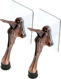HASHI 4 Inch Kickdown Door Stopper No Drilling, Hands-Free Foot Operated Door by HASHI