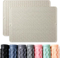 2 Pack Caketime Silicone Dish Drying Mat by CAKETIME