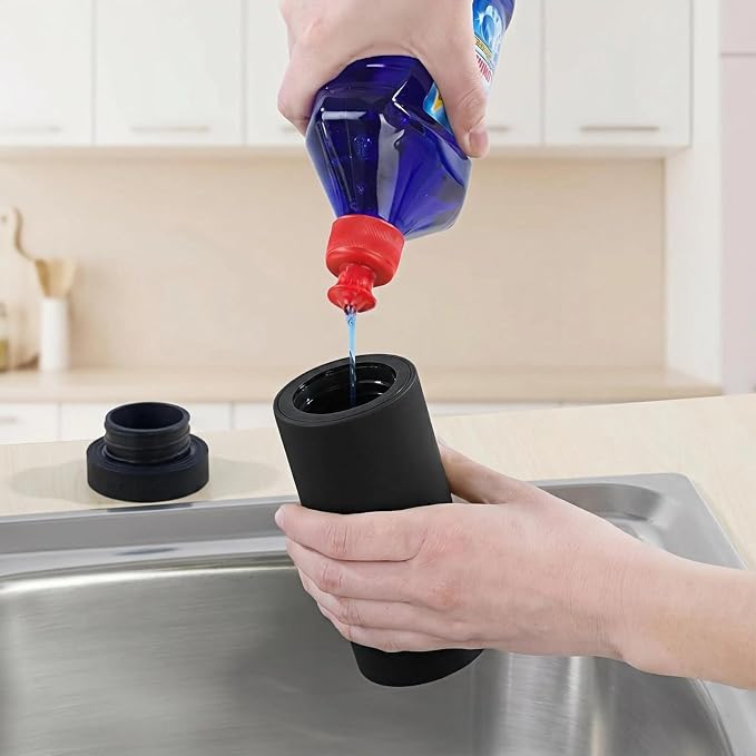 Dishwashing Soap Dispenser, Silicone Squeeze Bottle - Image 2