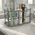 Bathway Toothbrush Holder for Bathroom, 6.9"L x 3.4"W x 4"H, Matte Gray by Bathway