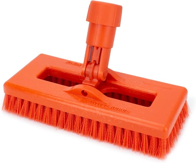 SPARTA Swivel Scrub Brush for Floor, Tile and Grout Cleaning, Fits by SPARTA