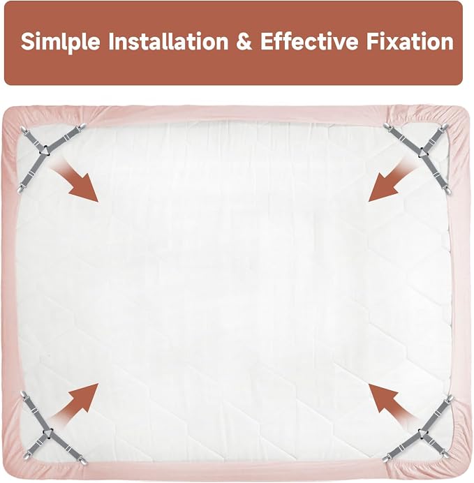 Bed Sheet Straps, Upgrade Fitted Bed Sheet Holders - Image 5