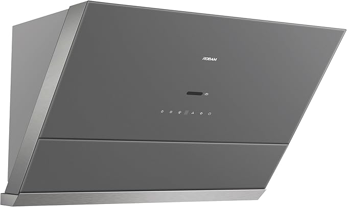ROBAM Under Cabinet or Wall Mount Kitchen Range Hood 30" R-Max3 Grey, 1200CFM Auto-Adjust Speed Control with LED Lights Vent Hood, Fingerprint Resistance and R-Link Tech