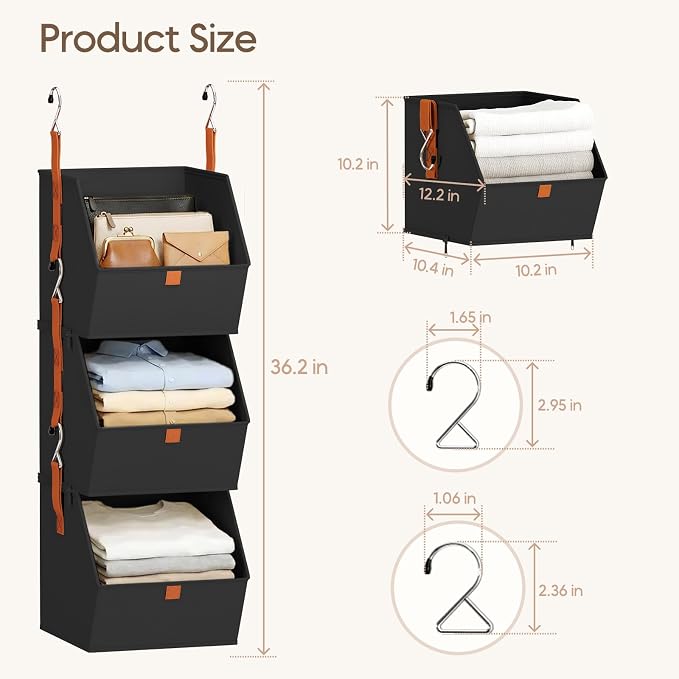 Collapsible Hanging Closet Organizer - Image 6