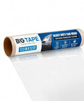 Big Tape Crash Wrap for Broken Car Windows, Temporary Film 17.5 in x 12 ft by Big+Tape