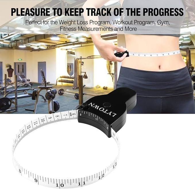 Automatic Telescopic Tape Measure, Body Measure Tape 60 inch, Self-Tightening - Image 2