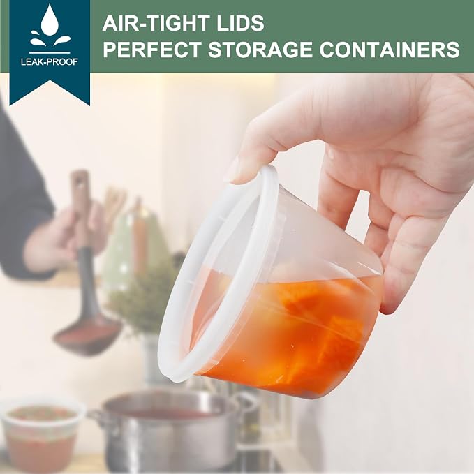 vivigu Deli Containers with Lids 16 oz - Image 3