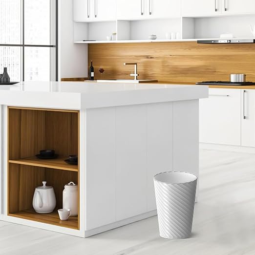 Lysam Bathroom Trash Can 3 Pack, 1.8 Gallon Small Trash Can - Image 8