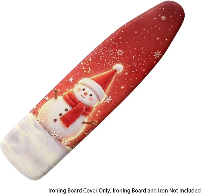 Christmas Iron Board Cover Cute Snowman Ironing Board Cover and Pad Soft Stain - Image 6