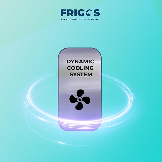Frigos FG-UCFZ-29 29" 6.7 cu ft Commercial Undercounter Freezer Silver - ETL Certified Stainless Steel, LED Lighting - Perfect for Commercial Kitchens - Low Energy Freezer Included Liftgate