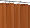 ALYVIA SPRING Stall Waterproof Fabric Shower Curtain or Liner Orange by ALYVIASPRING