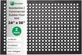 Envelor Anti Fatigue Mat 2 Pack Rubber Floor Mats Door Mat Non Slip Drainage Mat for Entryway, Kitchen, Restaurant, Garage, Heavy Duty Use Doormat, Commercial Floor Mat Industrial 24 x 36 Inches