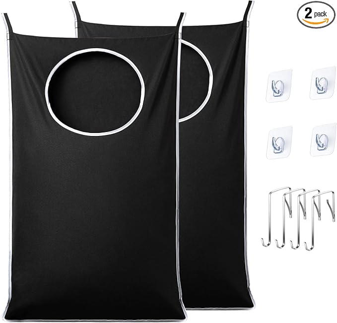 ANSTROUT 2 Pack XL Hanging Laundry Hamper, Extra Large Tear-Resistant Door by ANSTROUT