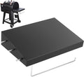 Utheer Grill Side Table Shelf for Pit Boss Lexington 540, Pit Boss Grill Accessories for Lexington 500 Onyx, PB440D2, PB440FB1 Wood Pellet Grill, Heavy Duty BBQ Prep Station Paper Towels & Tools