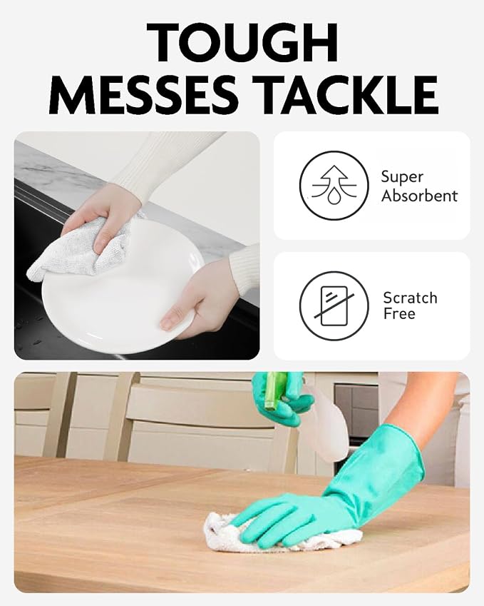 Fantasticlean Microfiber Cleaning Cloth Roll- 90 Sheets, Tear-away Microfiber - Image 3