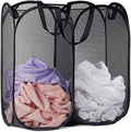 Handy Laundry Double Pop Up Laundry Hamper, 2 Section Mesh by Handy+Laundry