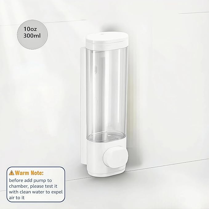 10oz/300ml Single Manual Wall Mounted Soap Dispenser - Image 4