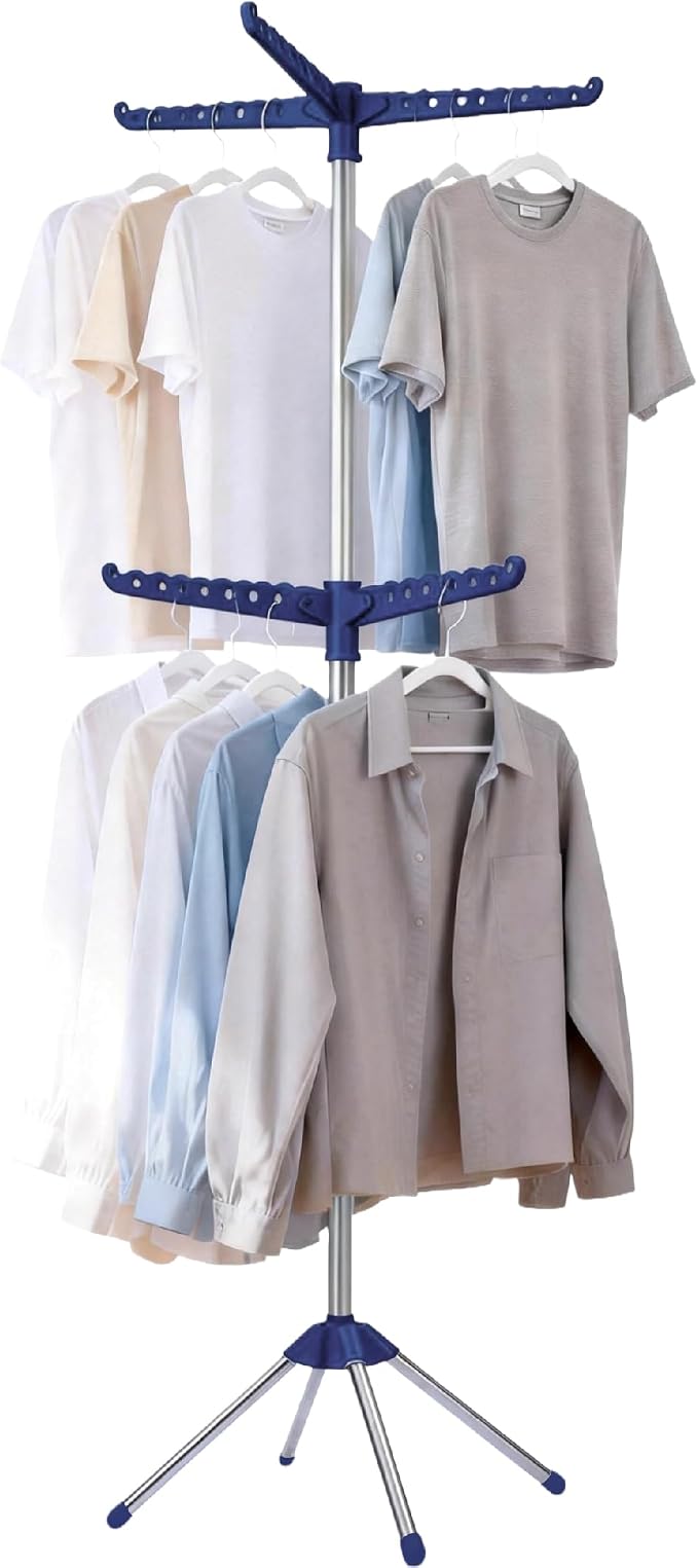 Beaudaily Clothes Drying Rack, Foldable 74.8-Inch Laundry Drying Rack, Indoor 2 by Unknown