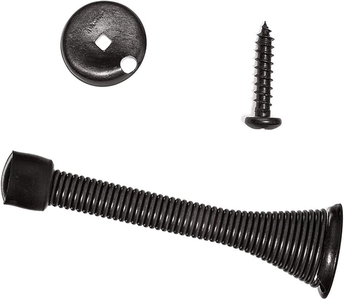 KISEER 16 Pack Spring Door Stops 3 1/4 Inch Flexible Heavy Duty Spring Door - Image 3