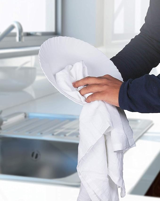 Bulk 192-Pack Commercial Kitchen Flour Sack Towels, 28 x 28 Inches, Catering - Image 7
