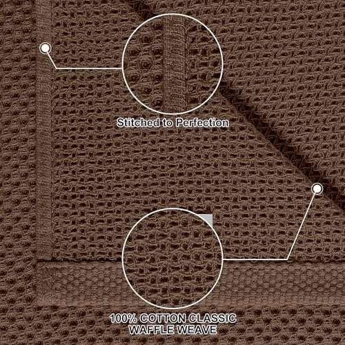 Homaxy 12 Pack 100% Cotton Kitchen Towels and Dishcloths Set - Image 2