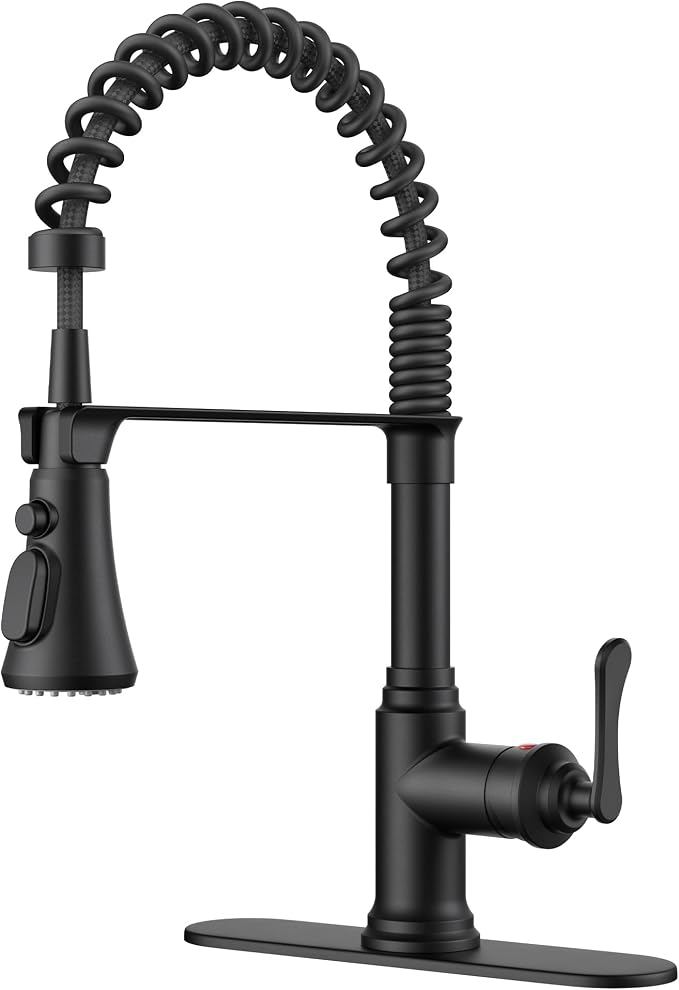 FORIOUS Rustic Black Kitchen Faucet by FORIOUS