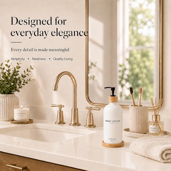 Dish Soap Dispenser, 16OZ Glass Kitchen Soap Dispenser - Image 5