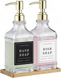 Kitchen Glass Soap Dispenser Set by modunfulbathroom