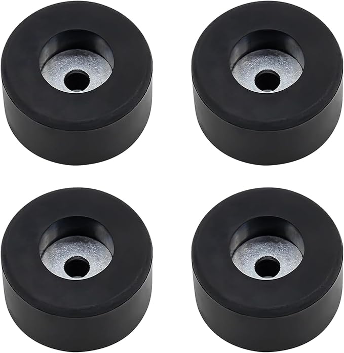 192310GS Rubber Bumper Feet with Stainless Steel Washer Inside Compatible for Coleman Powermate Sanborn 094-0026 E106661 Husky Fini D091007