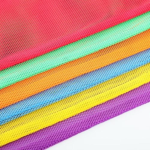Frienda 6 Pack Mesh Drawstring Bags 11x15 Inch - Image 3
