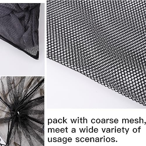 Large Mesh Laundry Bag for Travel, Drawstring Bag for Camp - Image 5