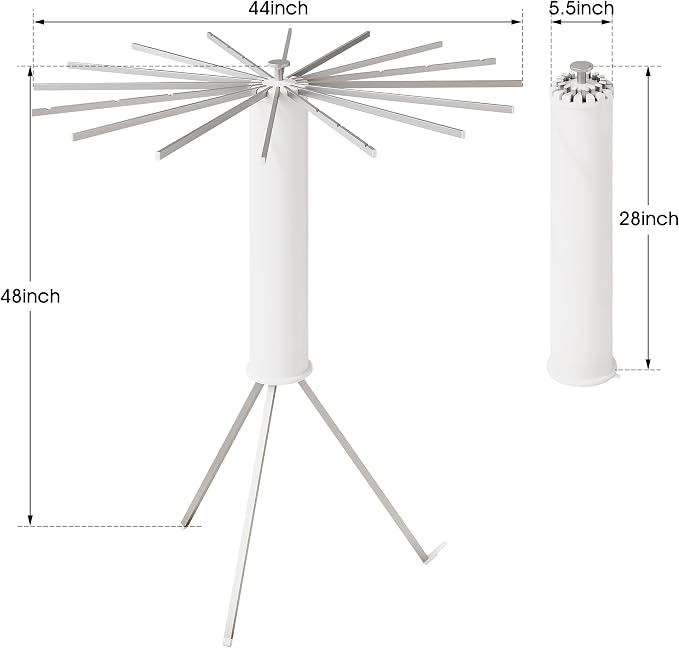 BOQORAD Tripod Clothes Drying Rack, Drying Rack Clothing Foldable, Standing Dry - Image 3