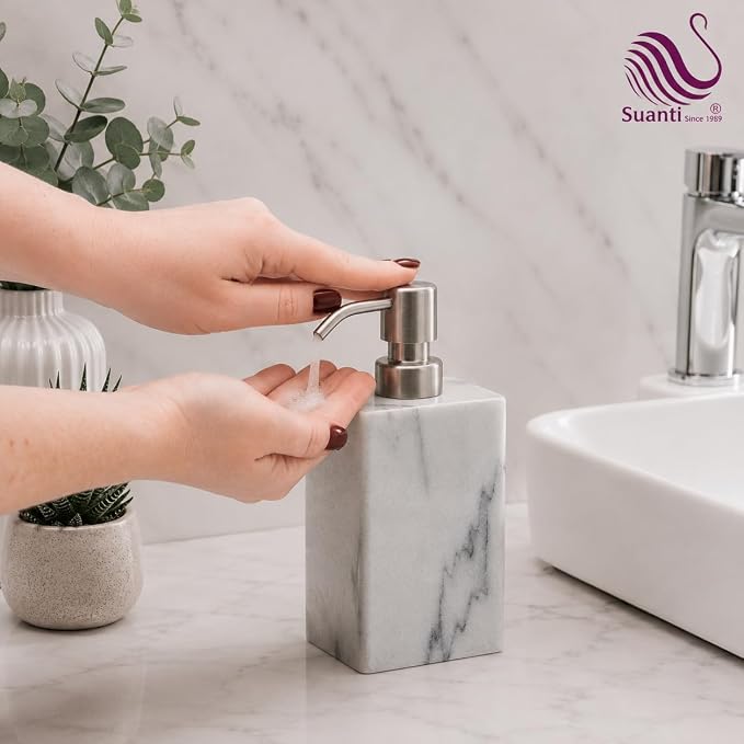 Stainless Steel Silver Soap Dispenser Pump, 28MM Soap Pump Replacement - Image 6