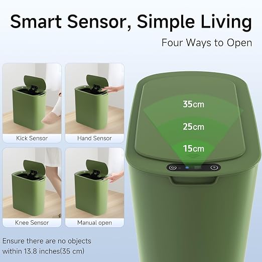 TIPGO 5 Gallon Automatic Bathroom Trash Can - Image 6