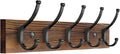 Optish 1 Pack Wooden Coat Rack Wall Mount, 16.1" Rustic Coat Hanger Hooks by Optish