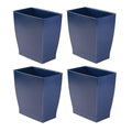 iDesign Small Plastic Bathroom Trash Can, Slim Rectangle by iDesign