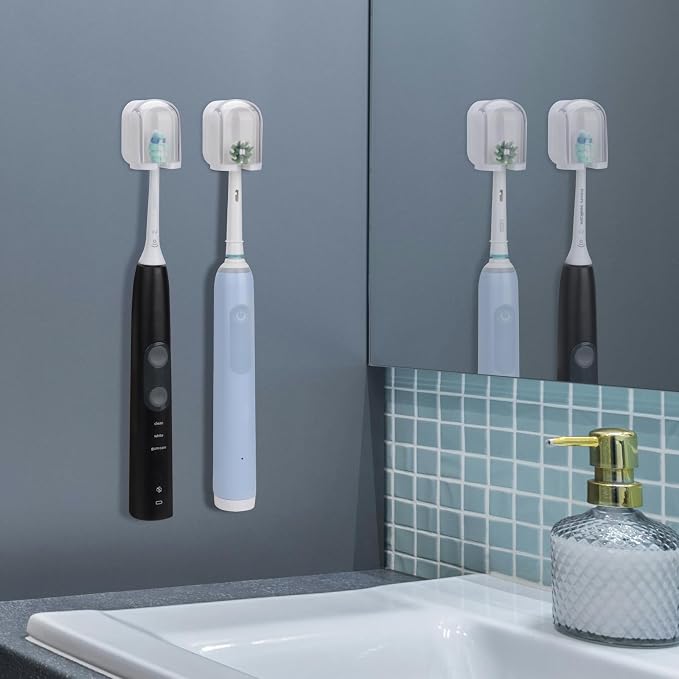 4Pack Toothbrush Holder Wall Mounted - Image 6