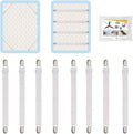 8Pcs Adjustable Bed Sheet Straps Clips, Elastic Mattress Sheet Fasteners Holder by QoeCycth